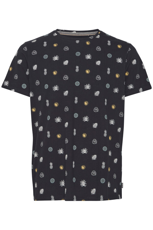 Springfield Short-sleeved T-shirt - Mini print  crna