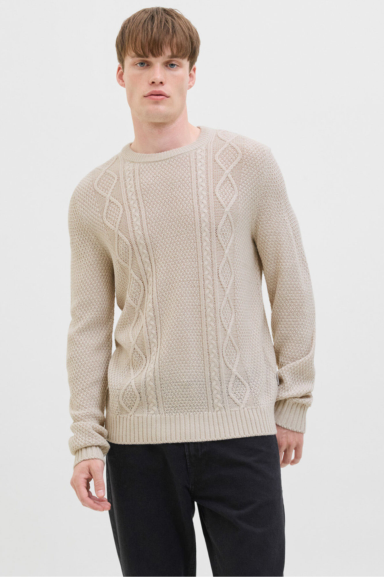 JJ REBEL Jersey de punto trenzado