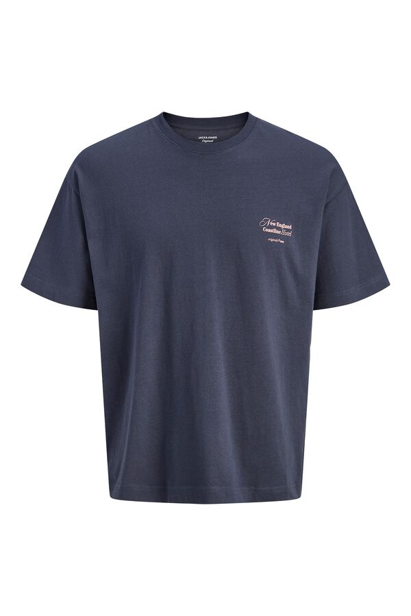 Jack & Jones Camiseta loose algod&oacute;n gris
