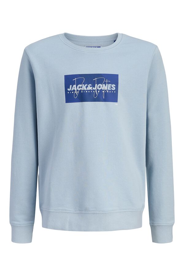 Jack & Jones Junior Square logo sweatshirt blue