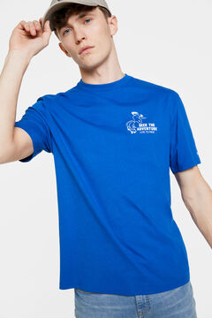 Springfield T-shirt Snoopy bleu royal