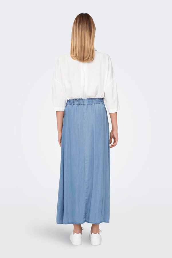 Springfield Long Tencel skirt bluish