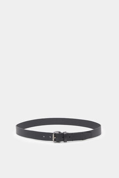 Springfield Reversible leather slim belt black