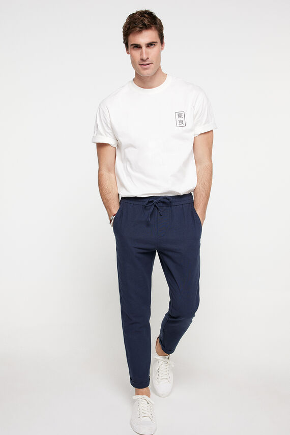 Pantalones de lino de hombre Nueva Colección Springfield