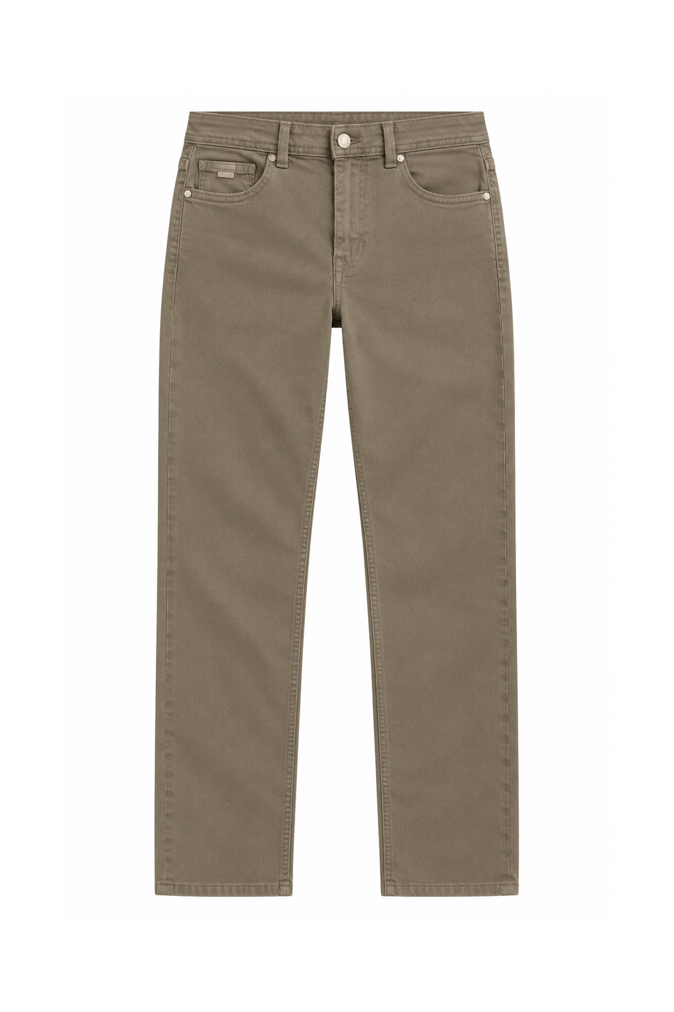 Springfield Washed slim fit 5-pocket trousers