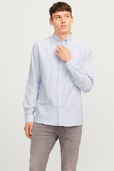 JJ REBEL Hemd mit bequemer Passform Blau