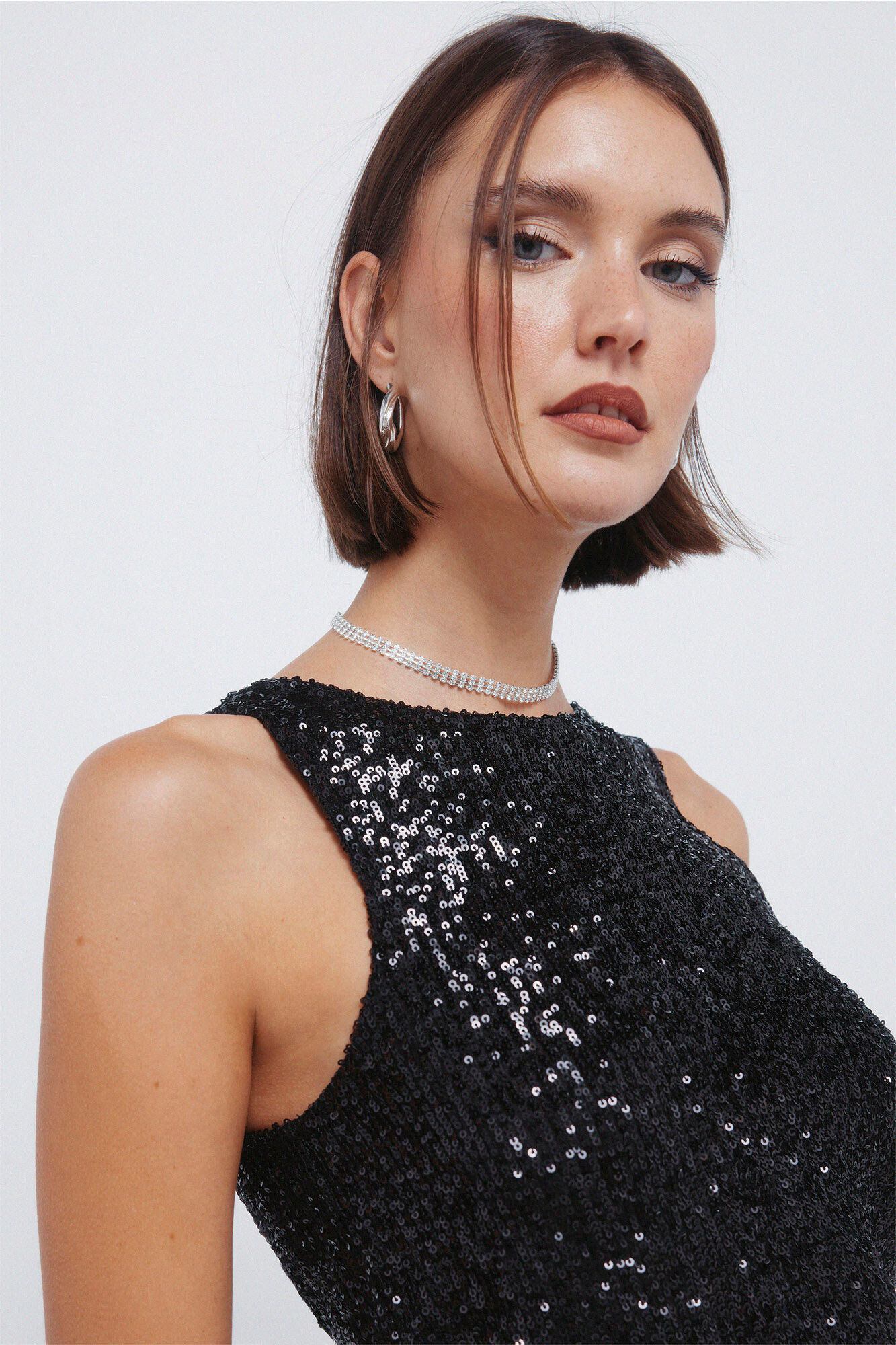 Springfield Camiseta nadadora lentejuelas