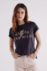 Springfield Camiseta gr&aacute;fica gris