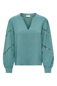 JDY Blusa de manga comprida manga