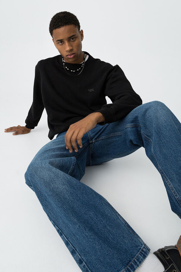 Tiffosi Young Sudadera Regular con logo negro