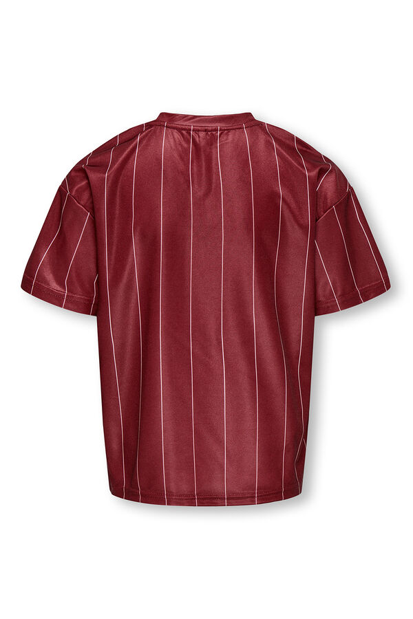 Only Girls Girl's baseball T-shirt rose