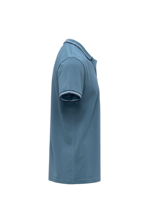 Kappa Short sleeve logo polo shirt blue