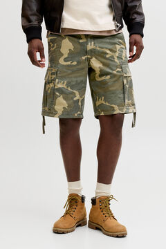 Jack & Jones Bermuda relaxed camuflagem