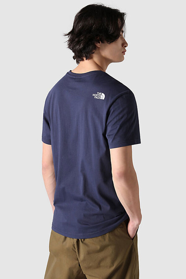 Springfield T-shirt de manga curta para homem marinho
