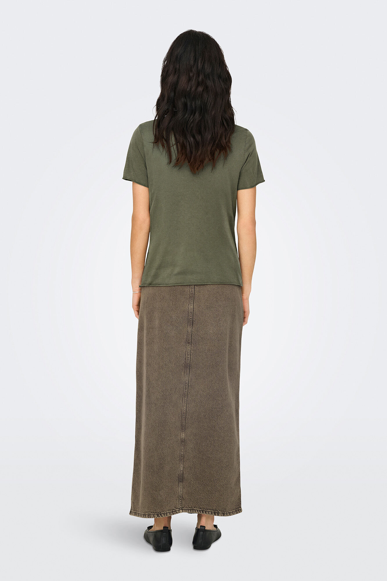 Only T-shirt estampada de manga curta 