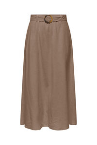 JDY Falda midi lino