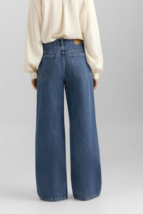 Springfield Stasses wide leg jeans blue