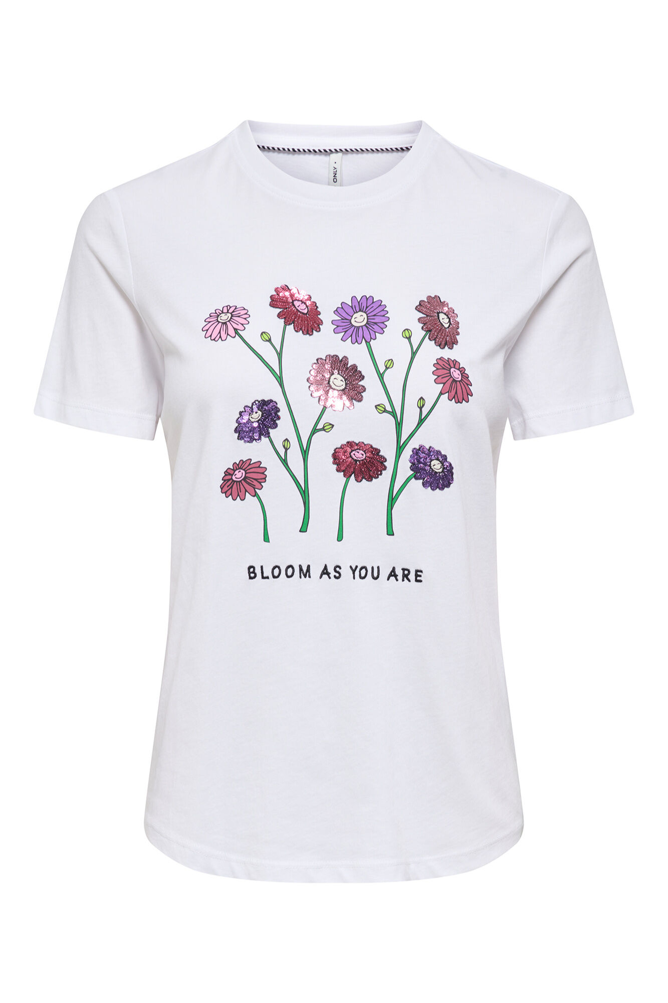 Only T-Shirt mit Frontprint