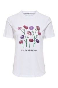Only Camiseta estampado frontal