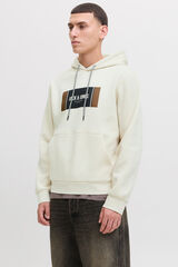 Jack & Jones Sudadera regular fit blanco
