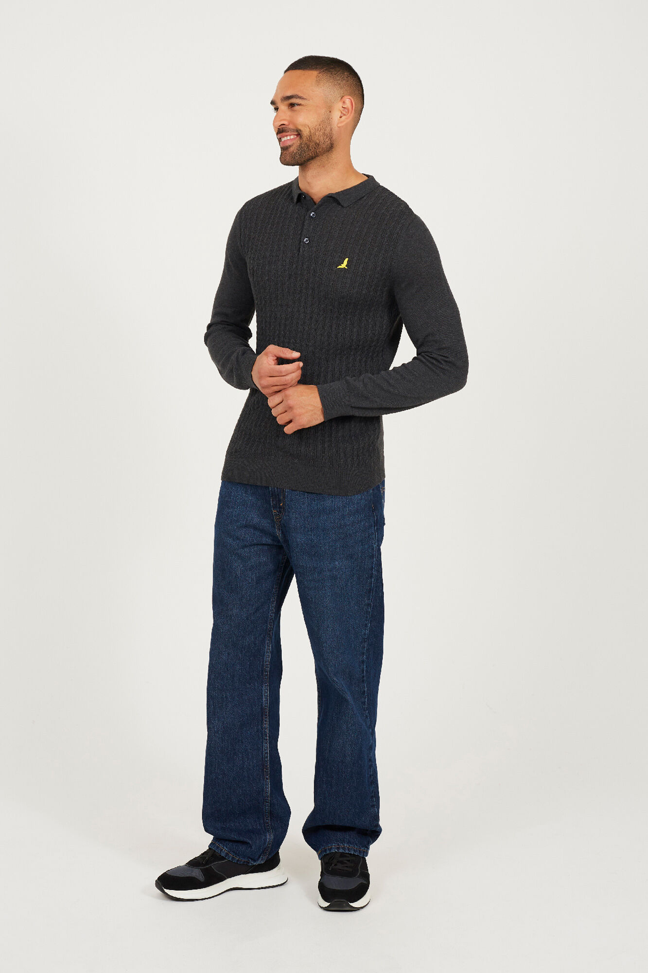 Brave Soul Jersey cuello polo