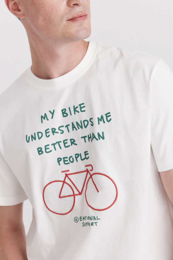 Springfield Camiseta my bike marfil