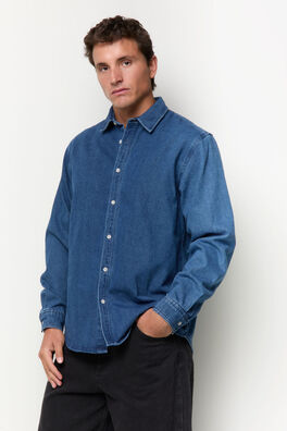 Camisa vaquera cuello clásico