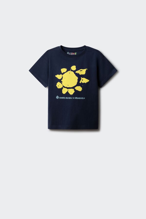 Springfield Kids Camiseta KUMI Sol azul