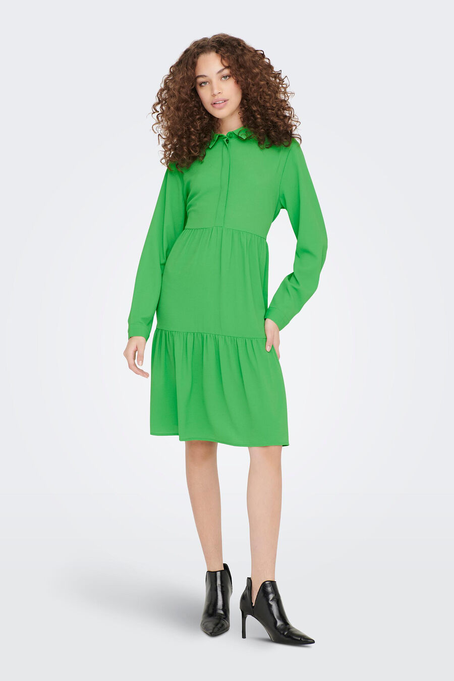 Vestido corto camisero