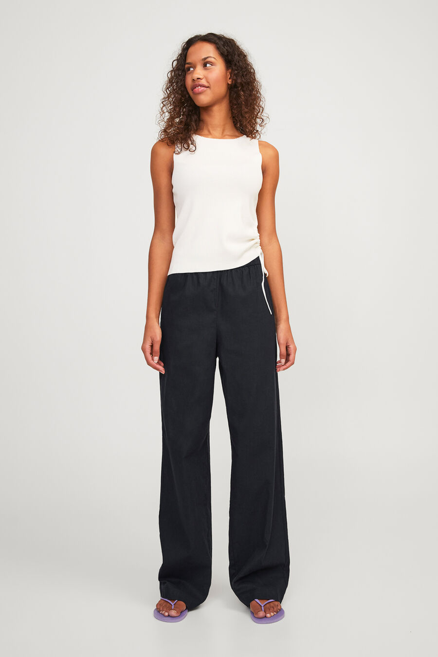 Pantalón de lino regular