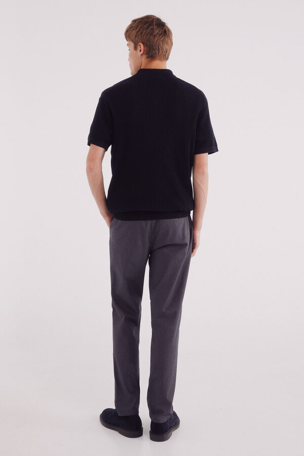 Springfield Slim fit comfort dress chinos pants grey