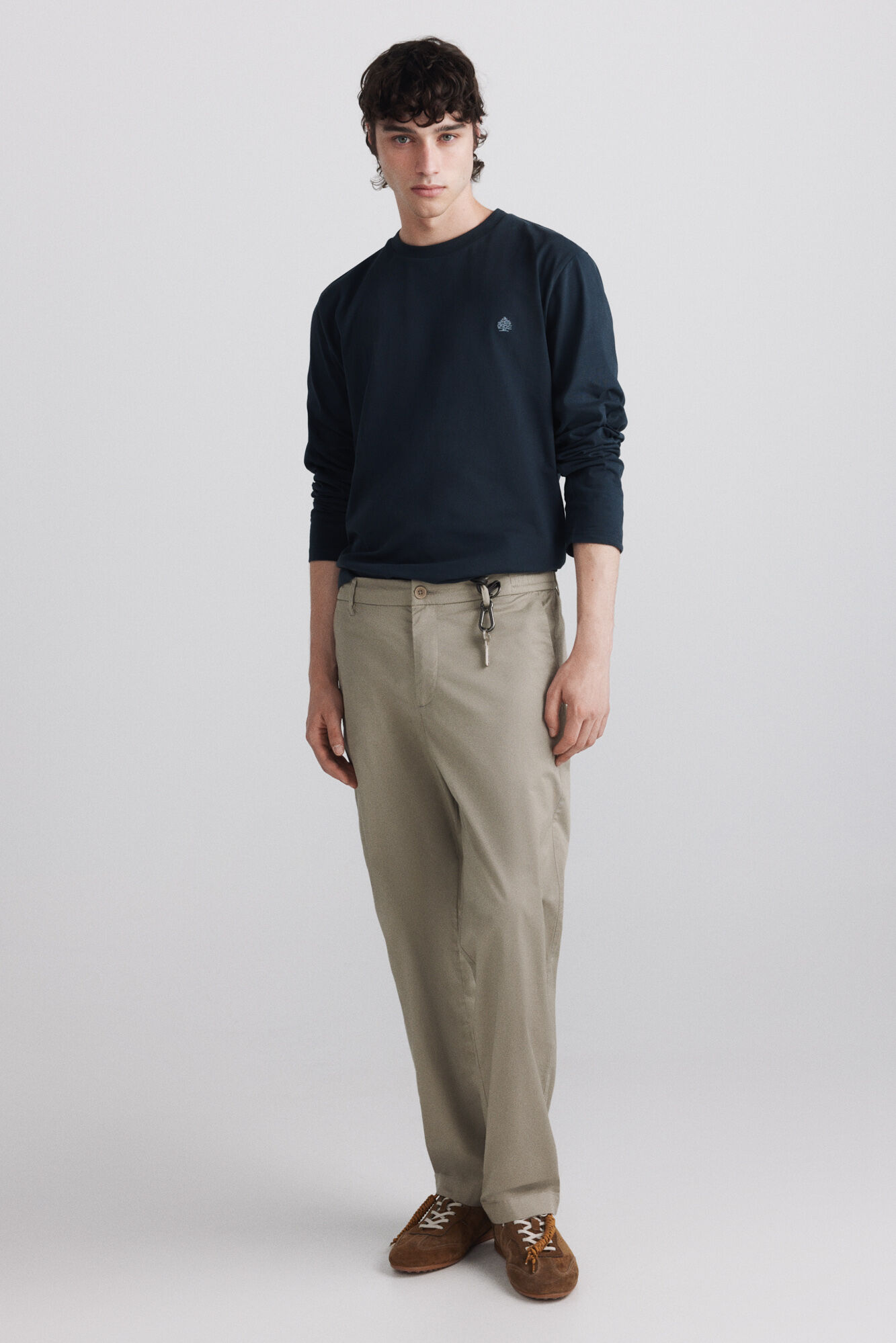 Springfield Lightweight straight fit trousers