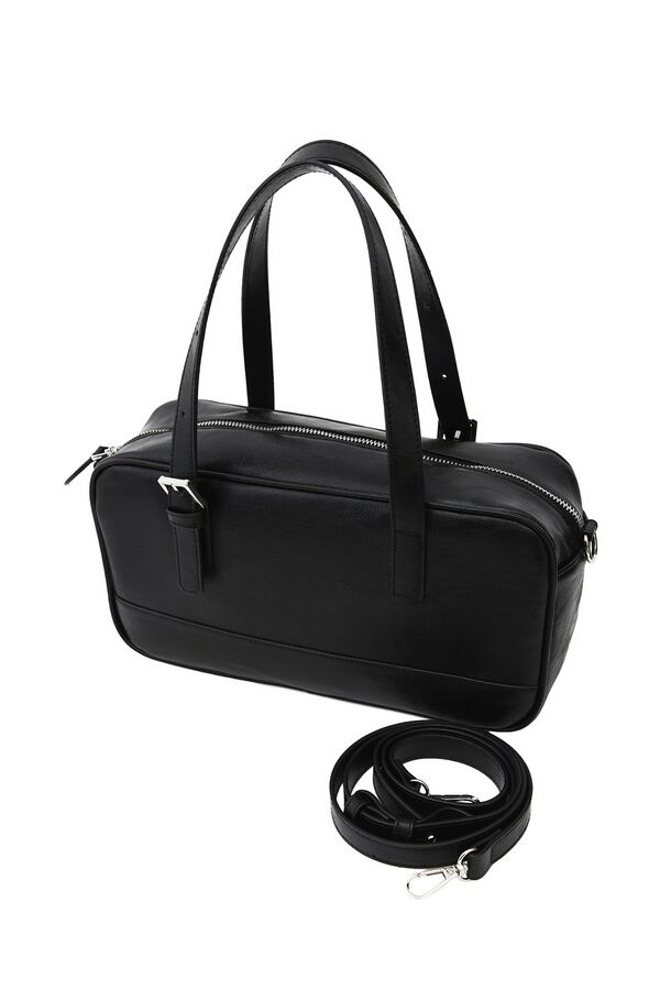 Oxxo Faux leather bowling bag black