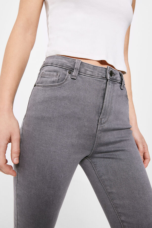 Springfield Jeans Jegging Lavado Sostenible gris oscuro