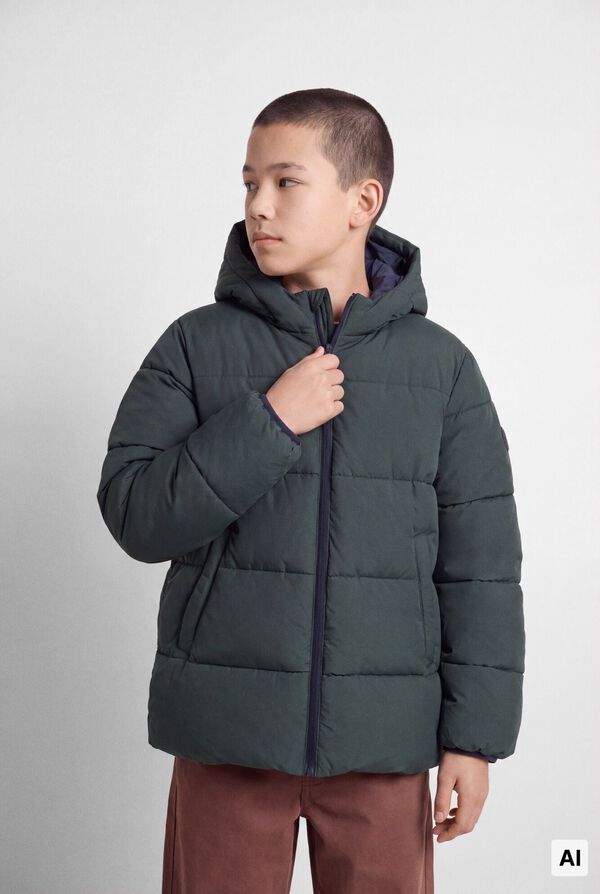 Springfield Kids Casaco acolchoado puffa crian&ccedil;a verde