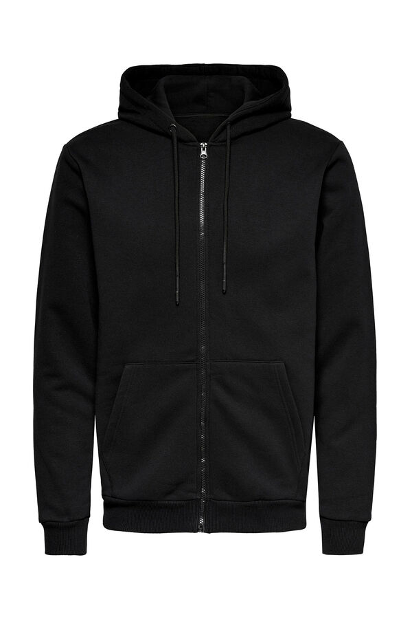 Springfield Zip-up hoodie black