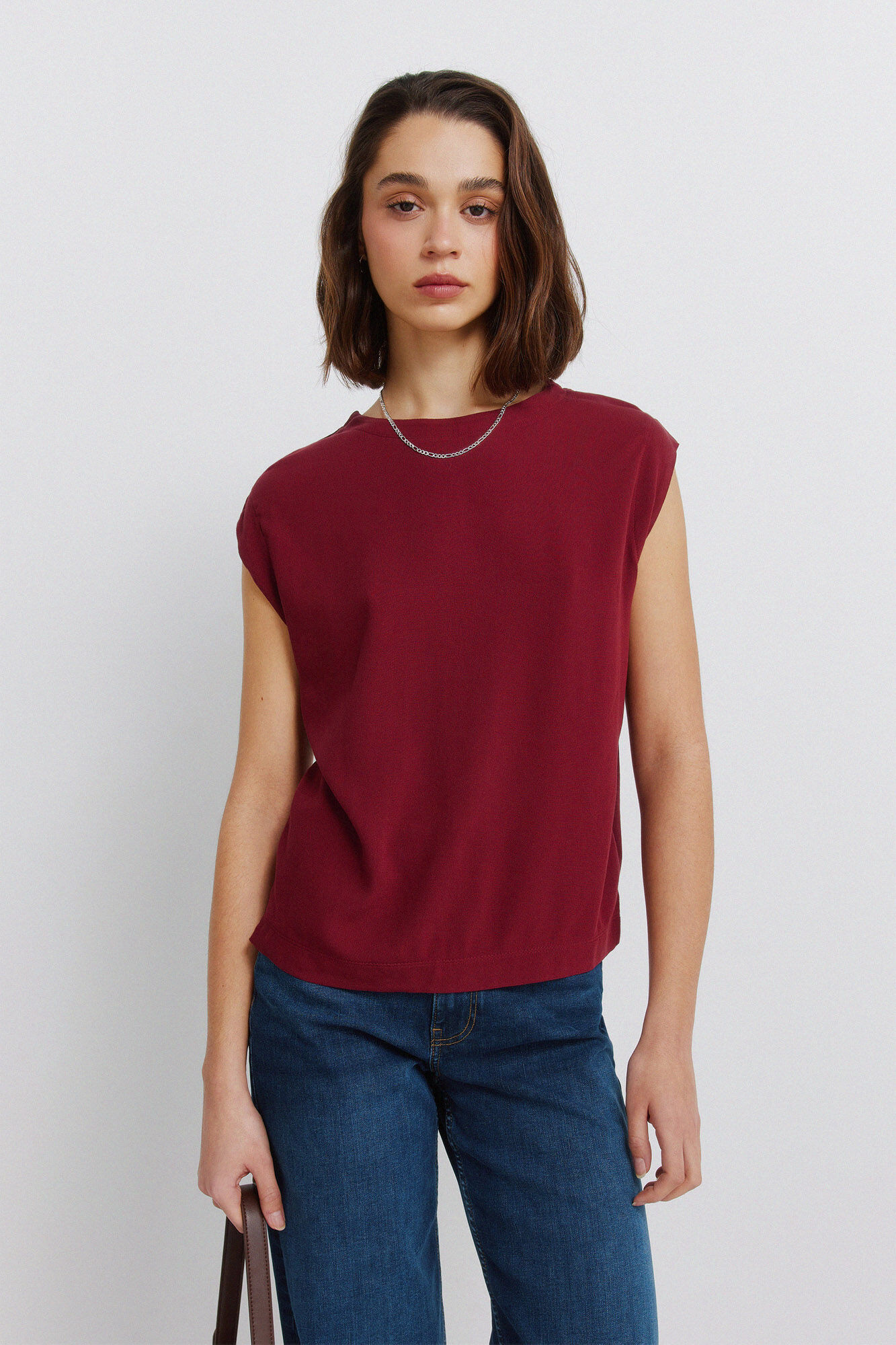 Springfield Plain basic straight T-shirt