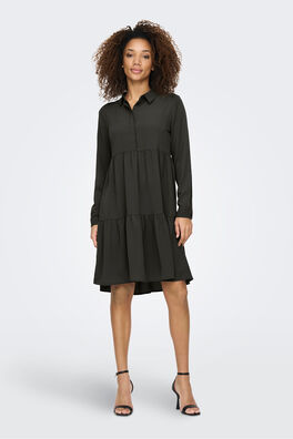 Vestido corto camisero