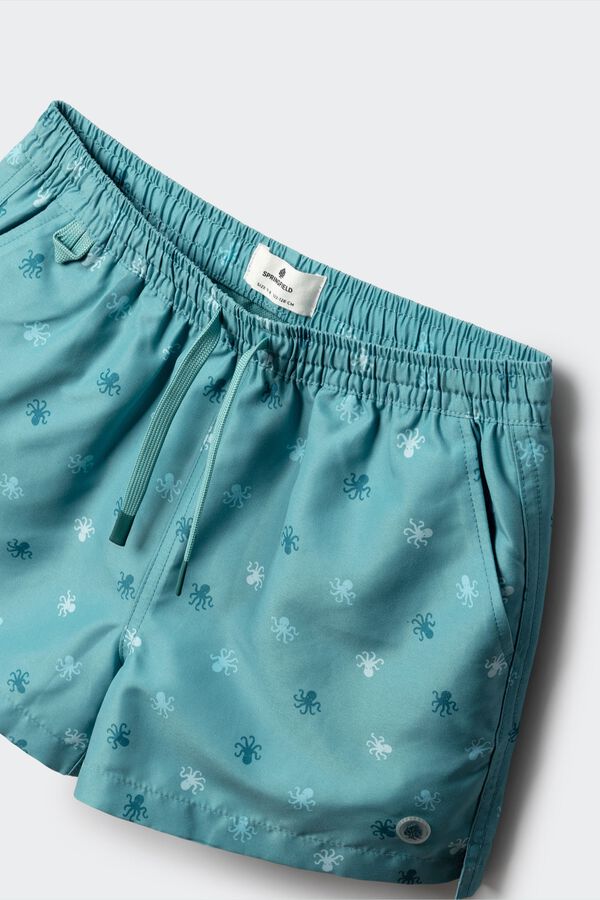 Springfield Kids Fato de banho infantil com polvo azul