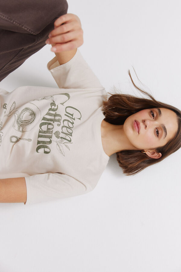 Springfield Short-sleeved T-shirt Le caf&eacute; grey