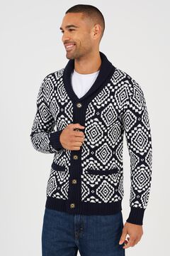 Brave Soul Jacquard V-neck cardigan