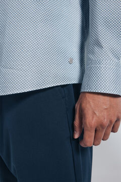 Springfield Micro print poplin shirt