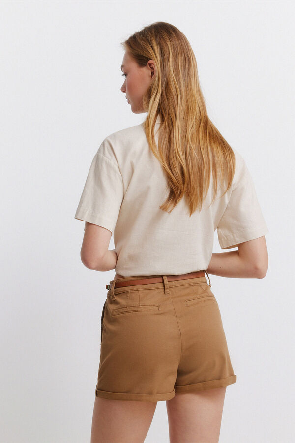 Springfield Cal&ccedil;&otilde;es chino em algod&atilde;o cru