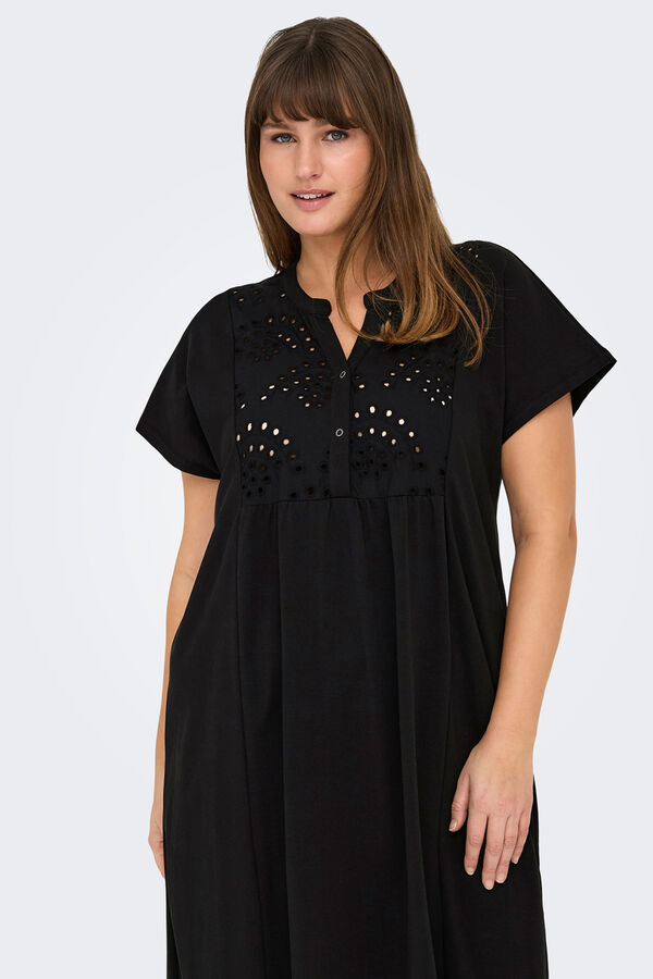Only Carmakoma Plus size midi dress black