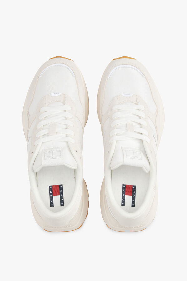 Tommy Jeans Zapatillas runner de mujer de Tommy Jeans blanco