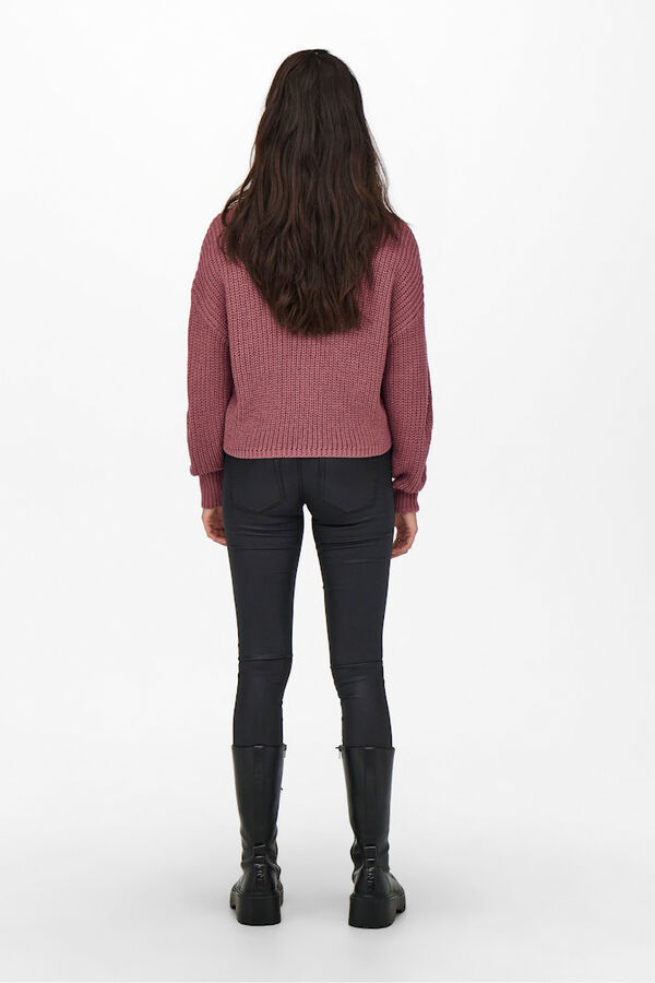 Only Cardigan button fastening pink