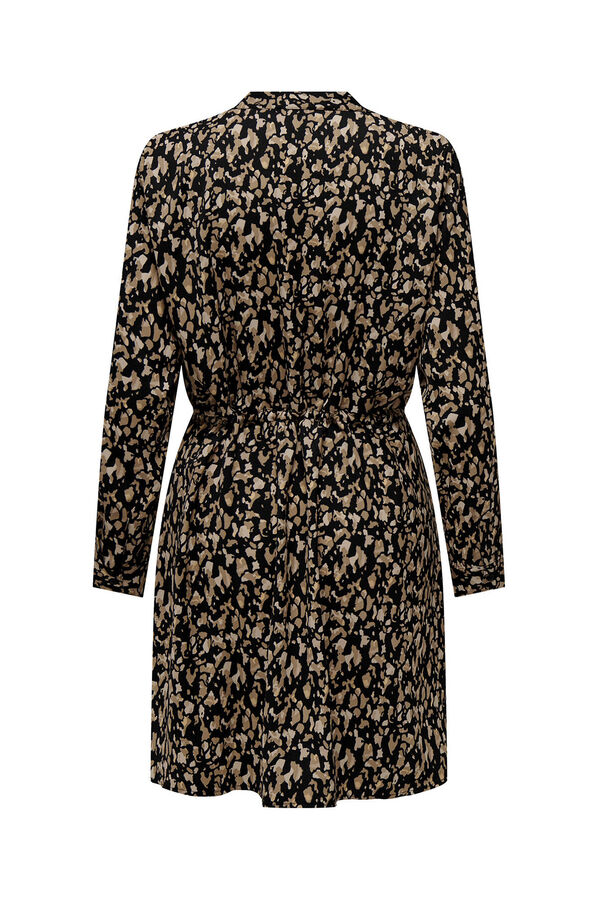 Only Kurzes Hemdkleid  Schwarz