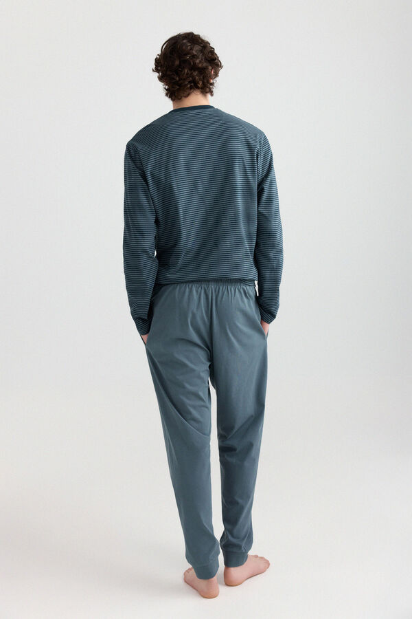 Springfield Striped long pyjamas Garfield & Edi blue