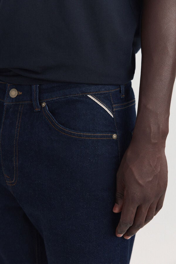 Springfield Desized wash slim fit jeans blue