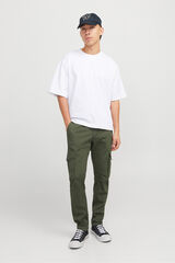Jack & Jones Cal&ccedil;as cargo slim fit verde